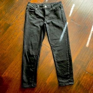 Tahari black mid-rise skinny jeans woman's size 10/30